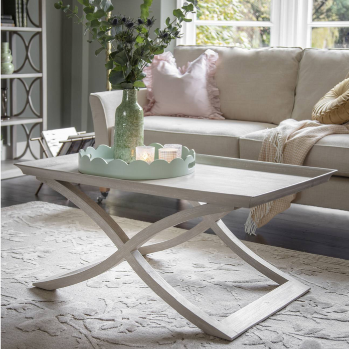 Laura Ashley Grey Alderby Coffee Table