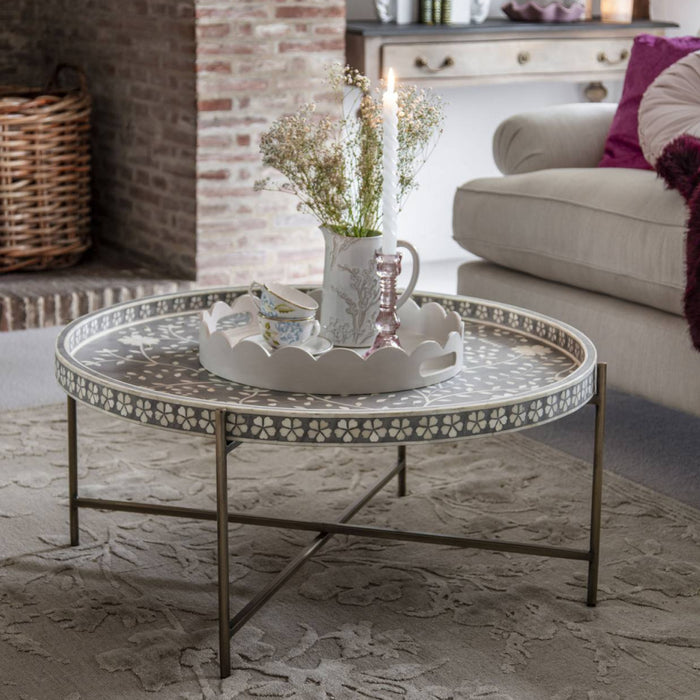 Laura Ashley Grey Epsley Coffee Table