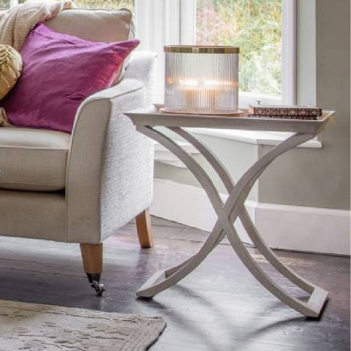 Laura Ashley Grey Alderby Console Table