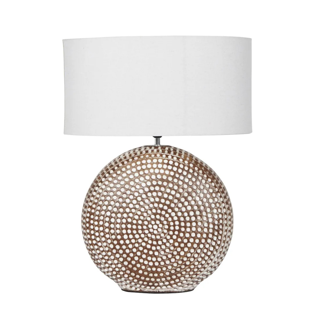 Chariot Round Ceramic Lamp