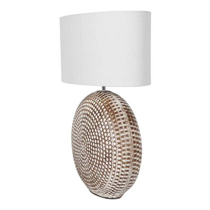 Chariot Round Ceramic Lamp