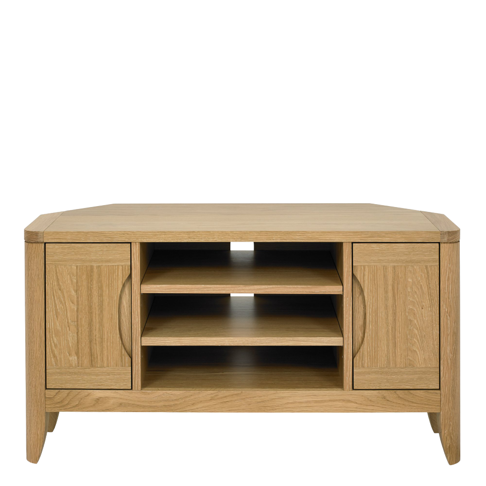 Chester Oak Corner Entertainment Unit
