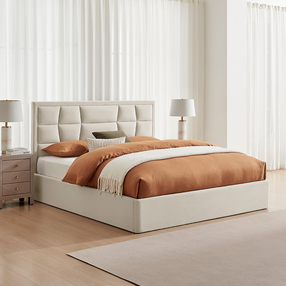 Carmen Natural Storage bed New !!
