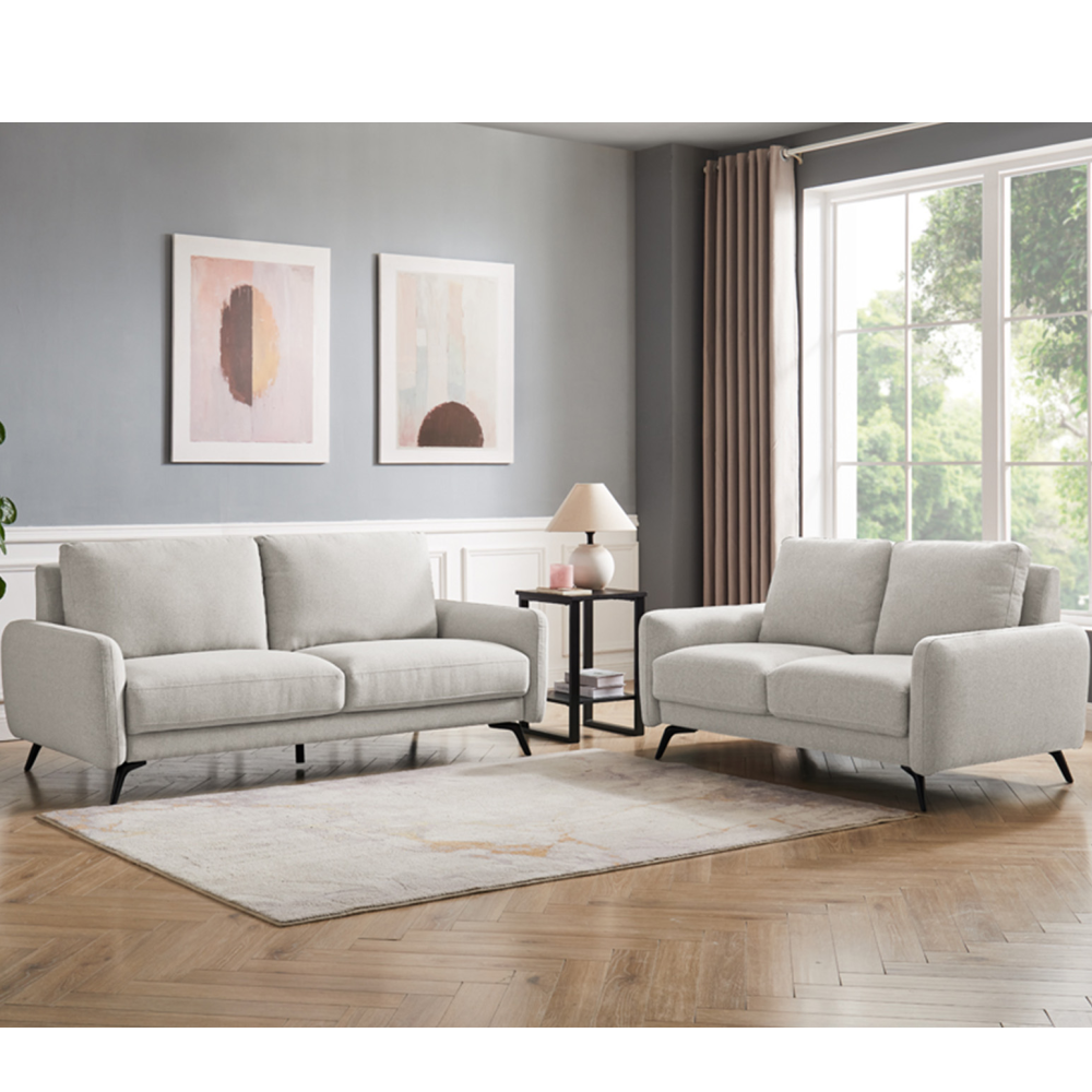 Barnaby Fixed 3 Seater Oatmeal