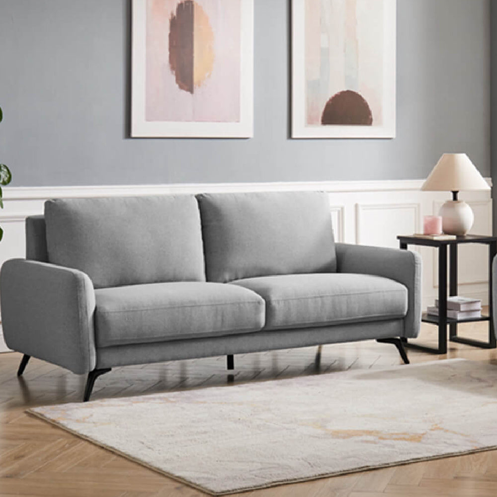 Barnaby Fixed 3 Seater Grey