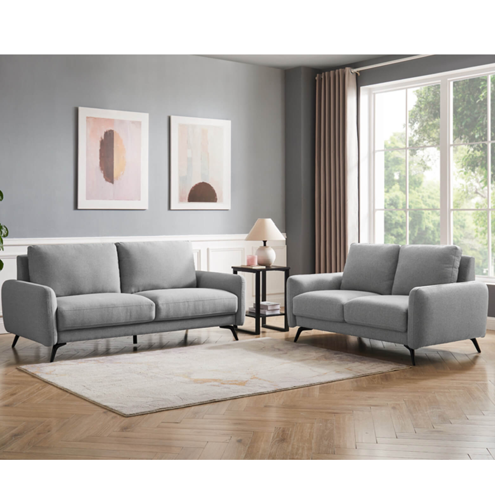 Barnaby Fixed 3 Seater Grey