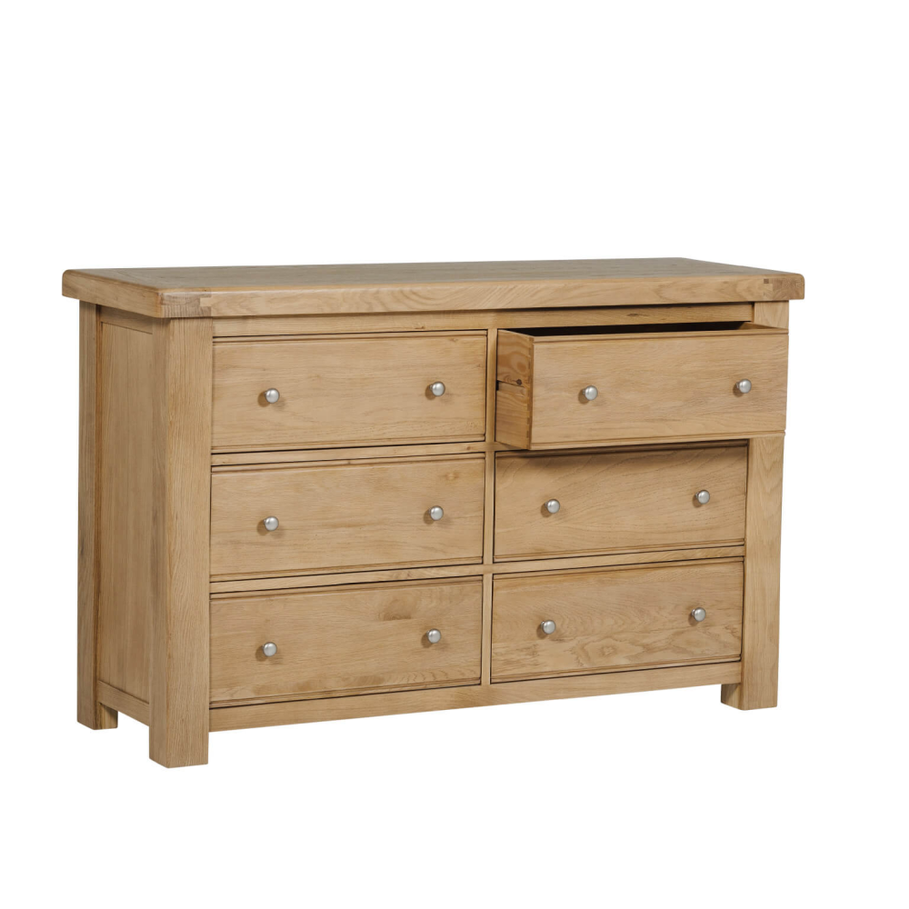Delaney 6 Drawer Dressing Chest Oak