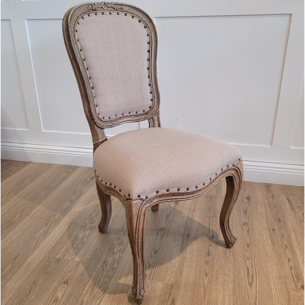 Sofia Upholstered Back Dining Chair – All Rustic Brown