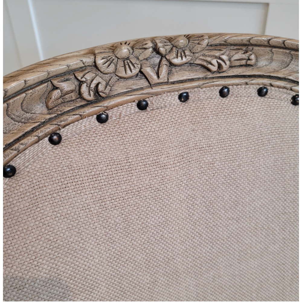 Sofia Upholstered Back Dining Chair – All Rustic Brown