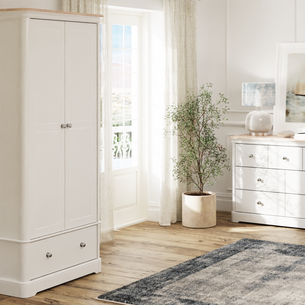 Chartwell 2 Door 1 drawer Wardrobe