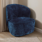Edie Swivel Accent Chair Blue