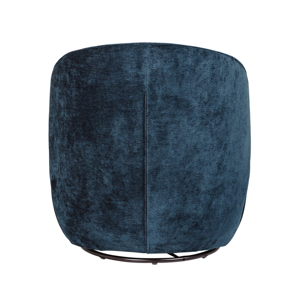 Edie Swivel Accent Chair Blue