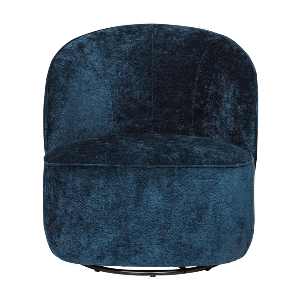Edie Swivel Accent Chair Blue