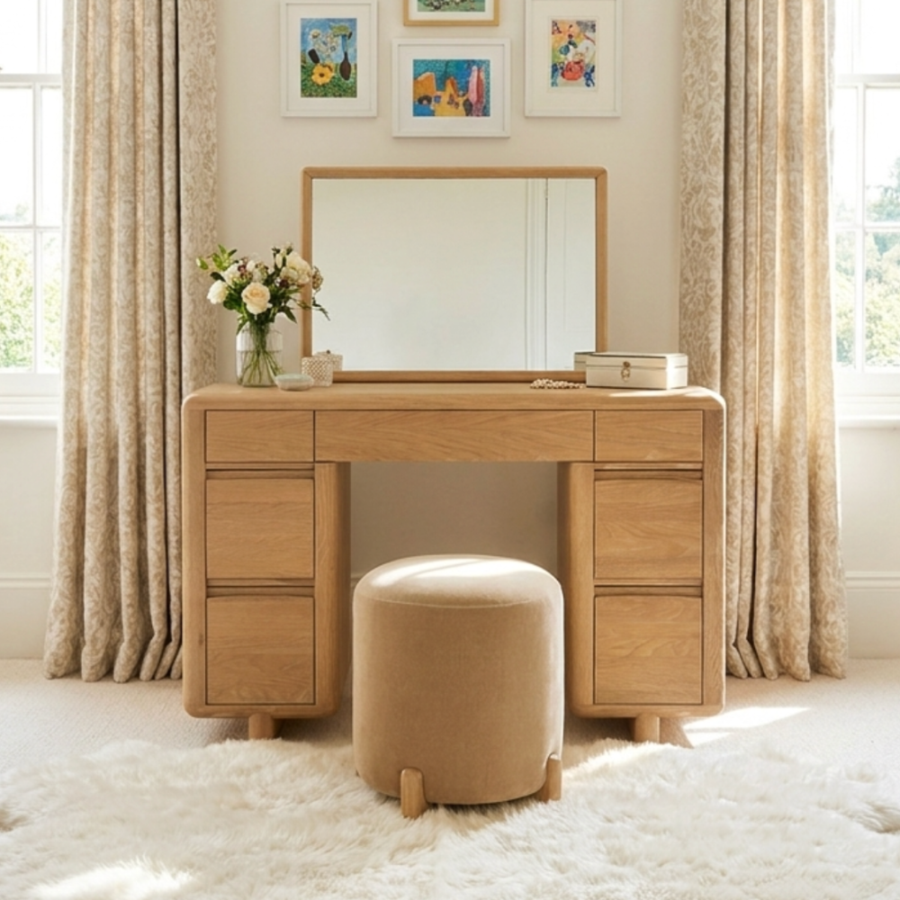 Flynn Washed oak Dressing table