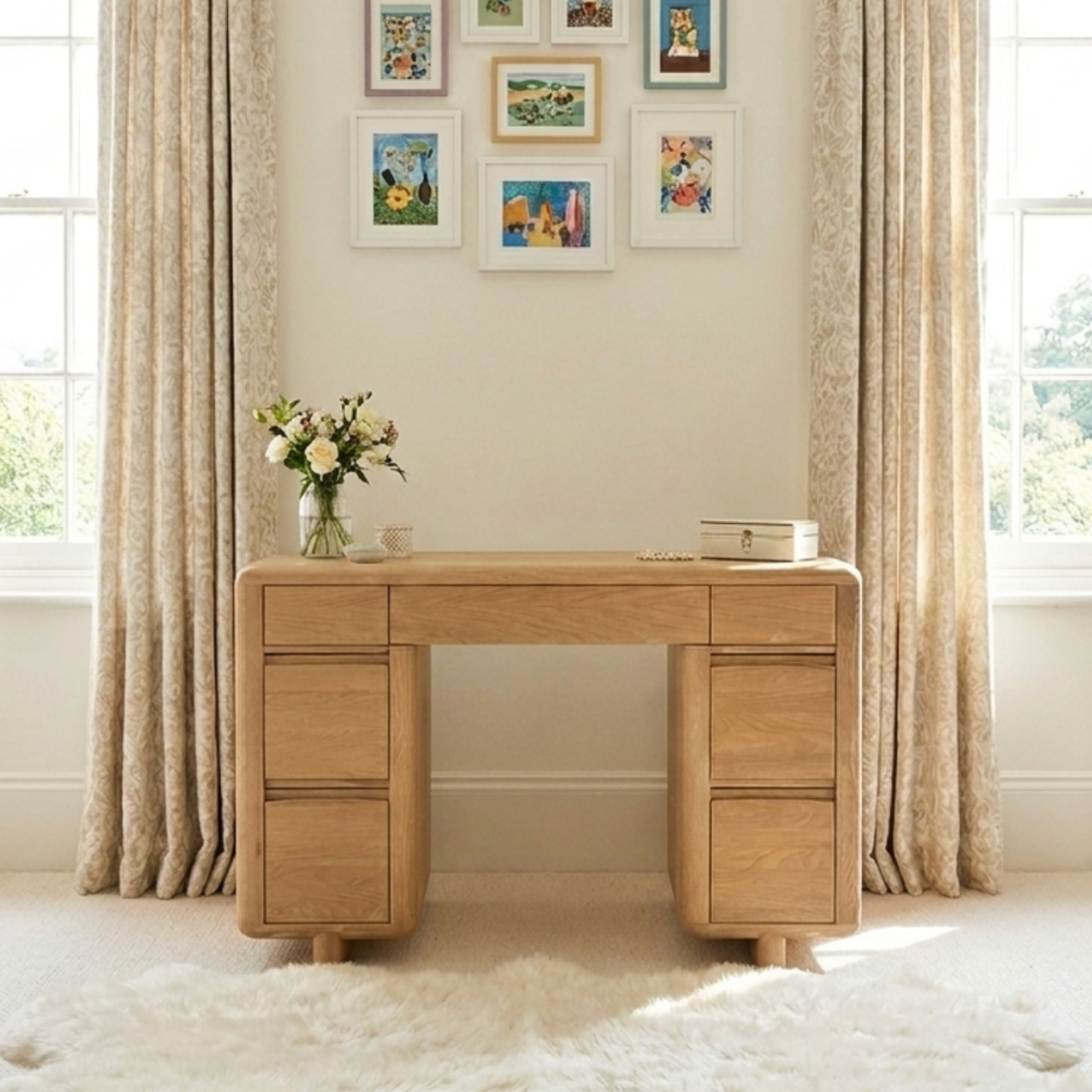 Flynn Washed oak Dressing table
