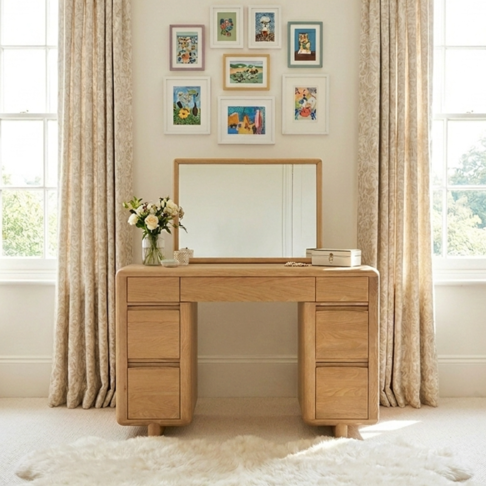 Flynn Washed oak Dressing table