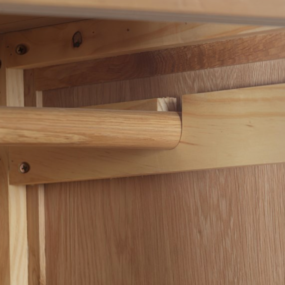 Foxington washed Oak Double Sliding Door Wardrobe