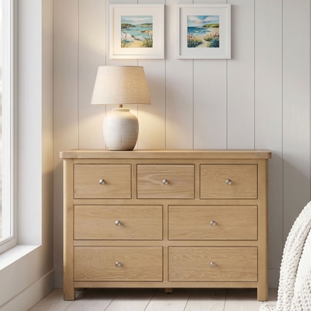 Foxington Washed Oak 3/4 Wide Chest