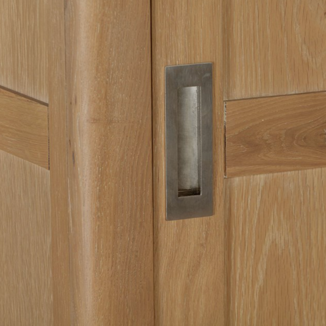 Foxington washed Oak Double Sliding Door Wardrobe