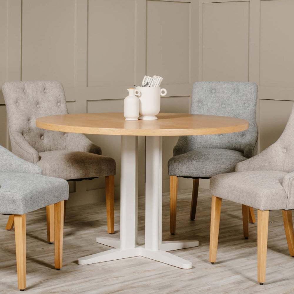Freya Round Dining Table Natural