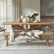 Flynn Natural Oak 180cm Bench