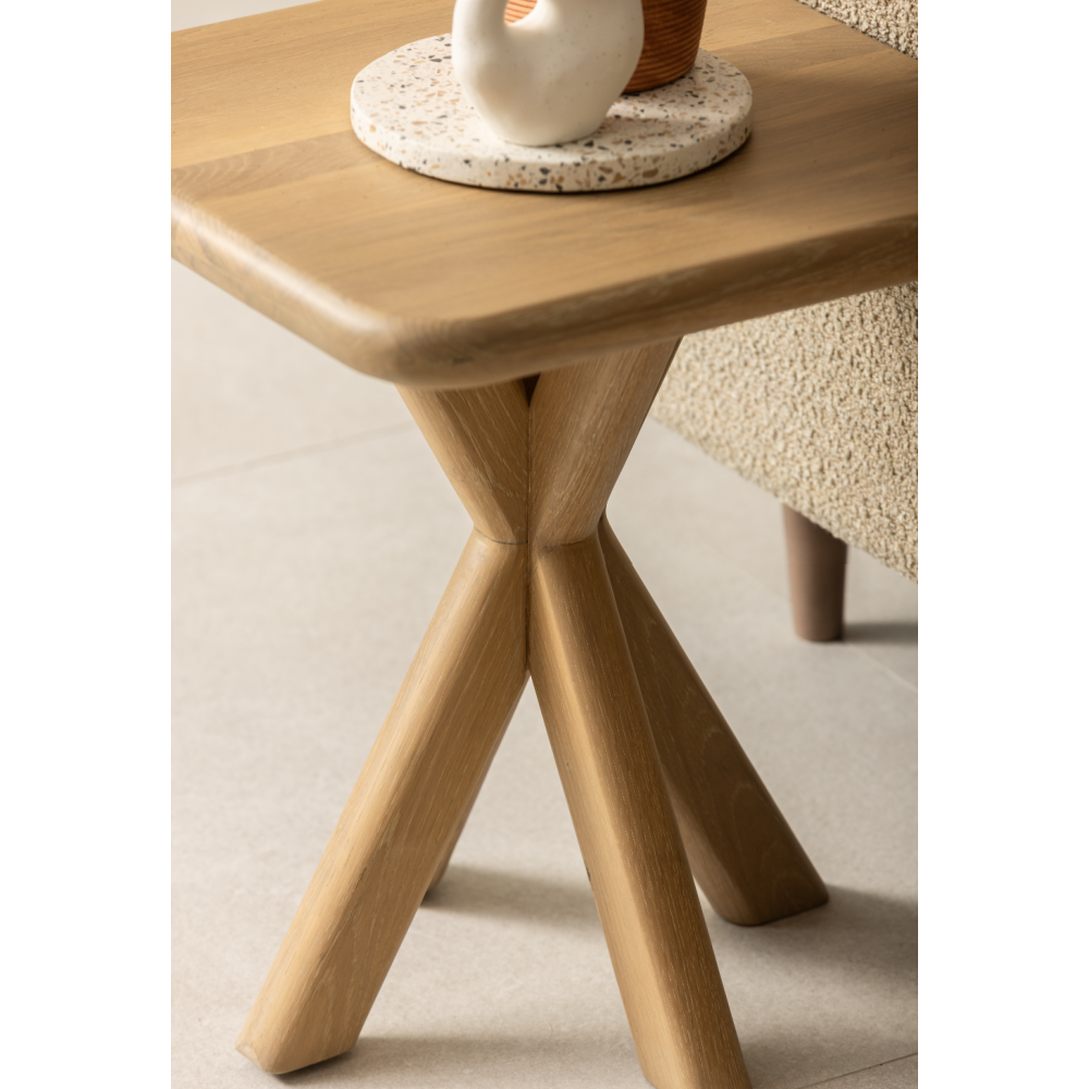 Flynn Natural Oak Side Table