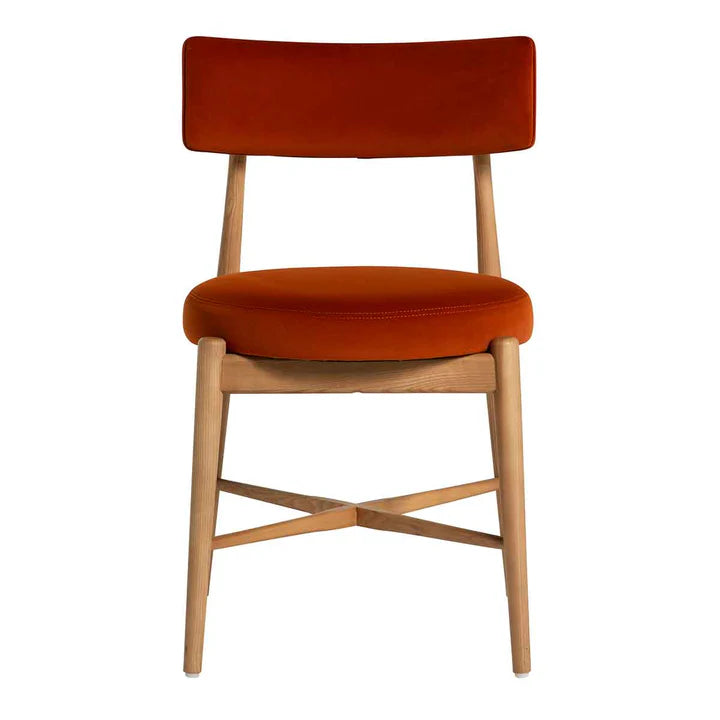 G Plan Flora Dining Chair Burnt orange