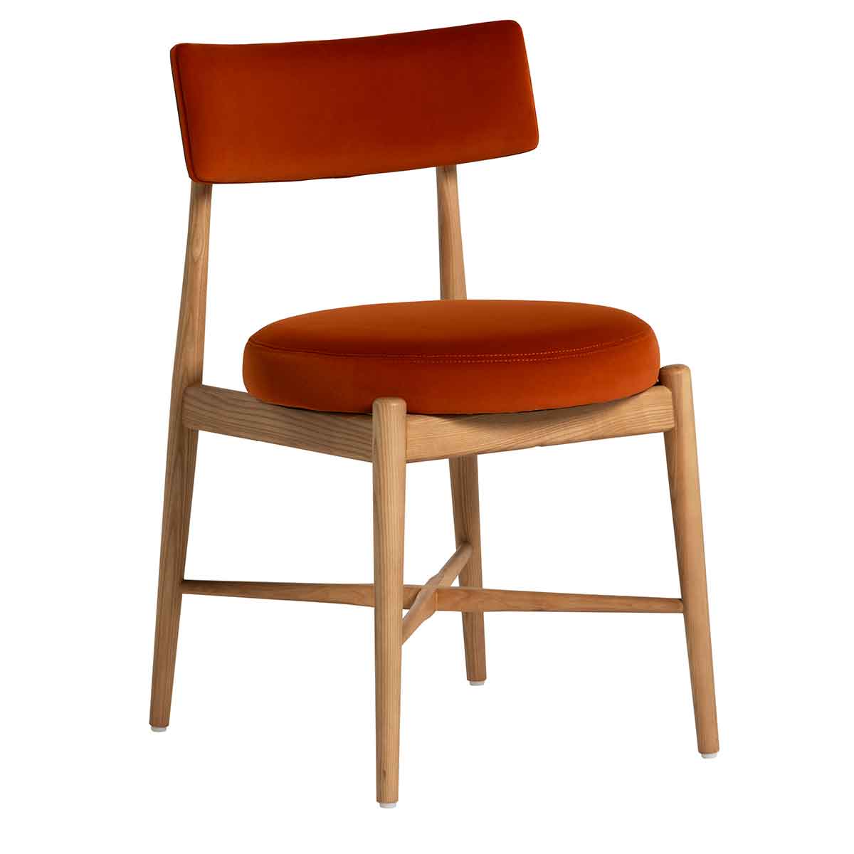 G Plan Flora Dining Chair Burnt orange