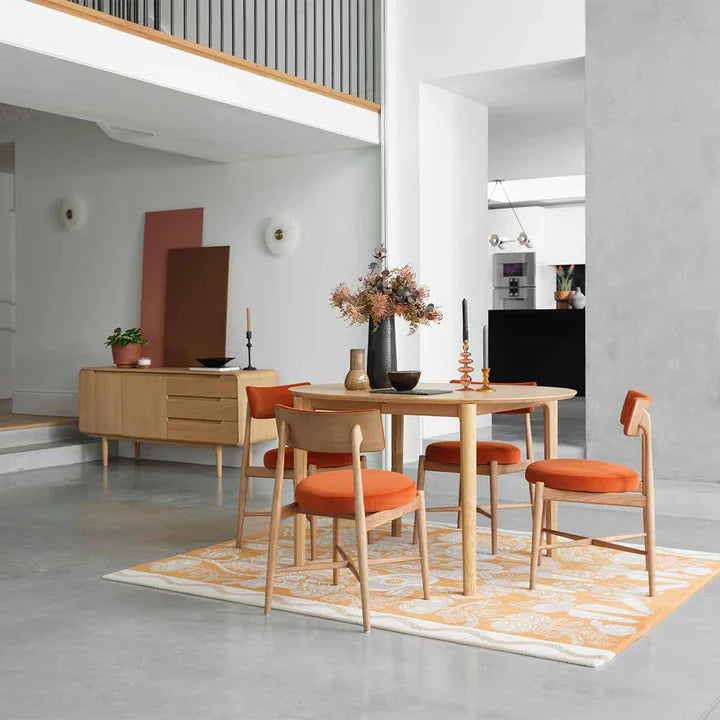 G Plan Flora Dining Chair Burnt orange