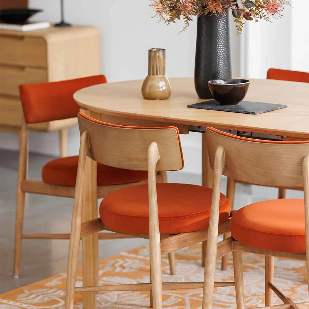 G Plan Flora Dining Chair Burnt orange