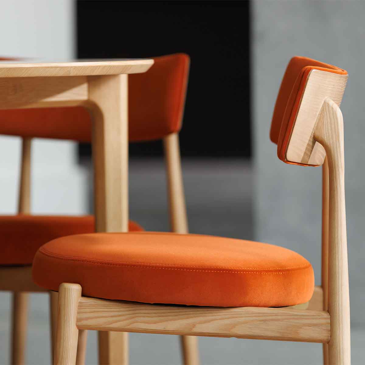G Plan Flora Dining Chair Burnt orange