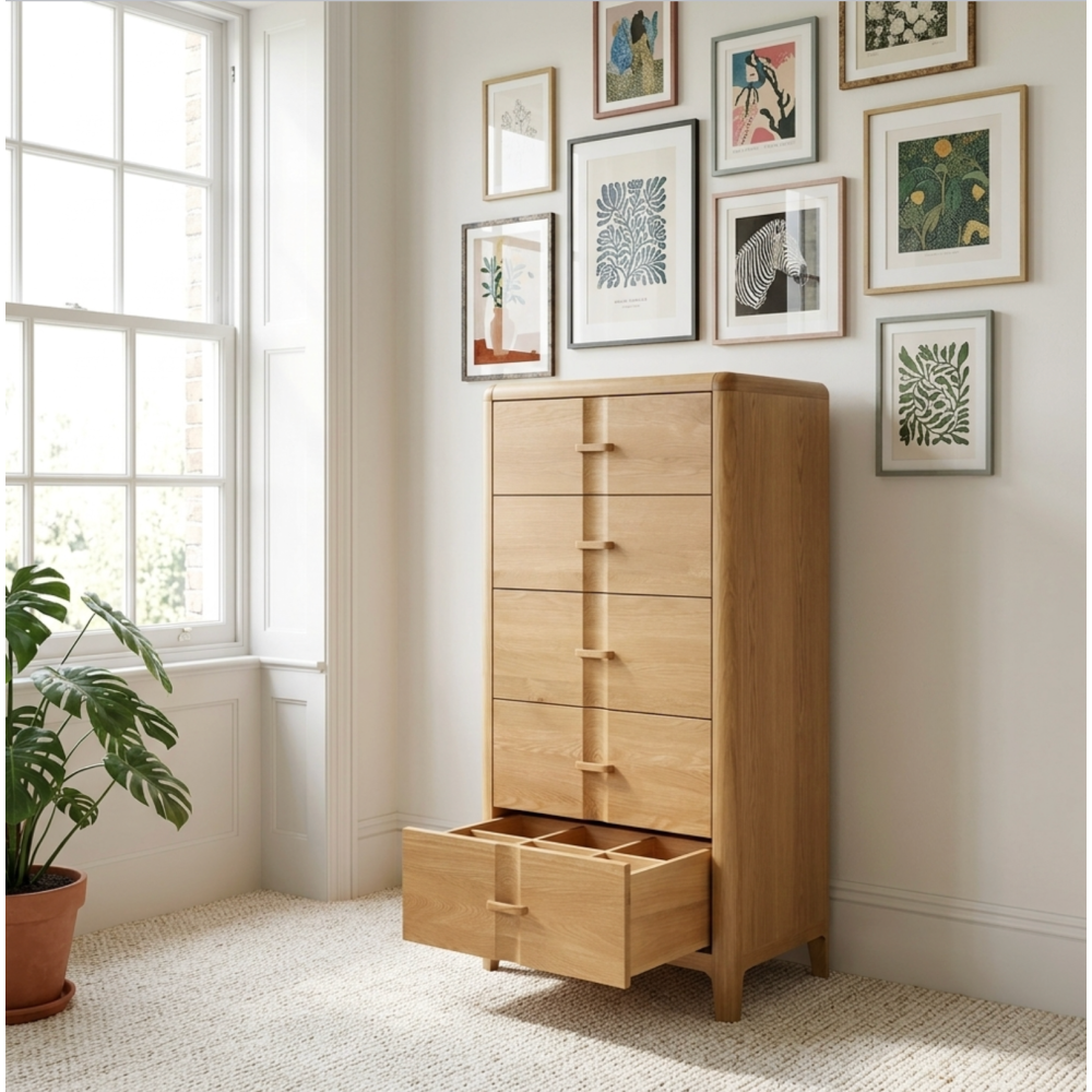 New !! Maddison G-plan  6 Drawer Tall Boy