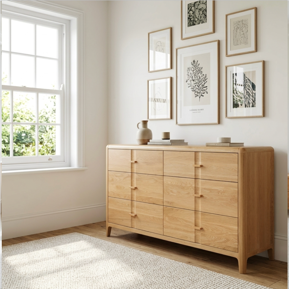 New !! Maddison G-plan  6 Drawer Wide Chest