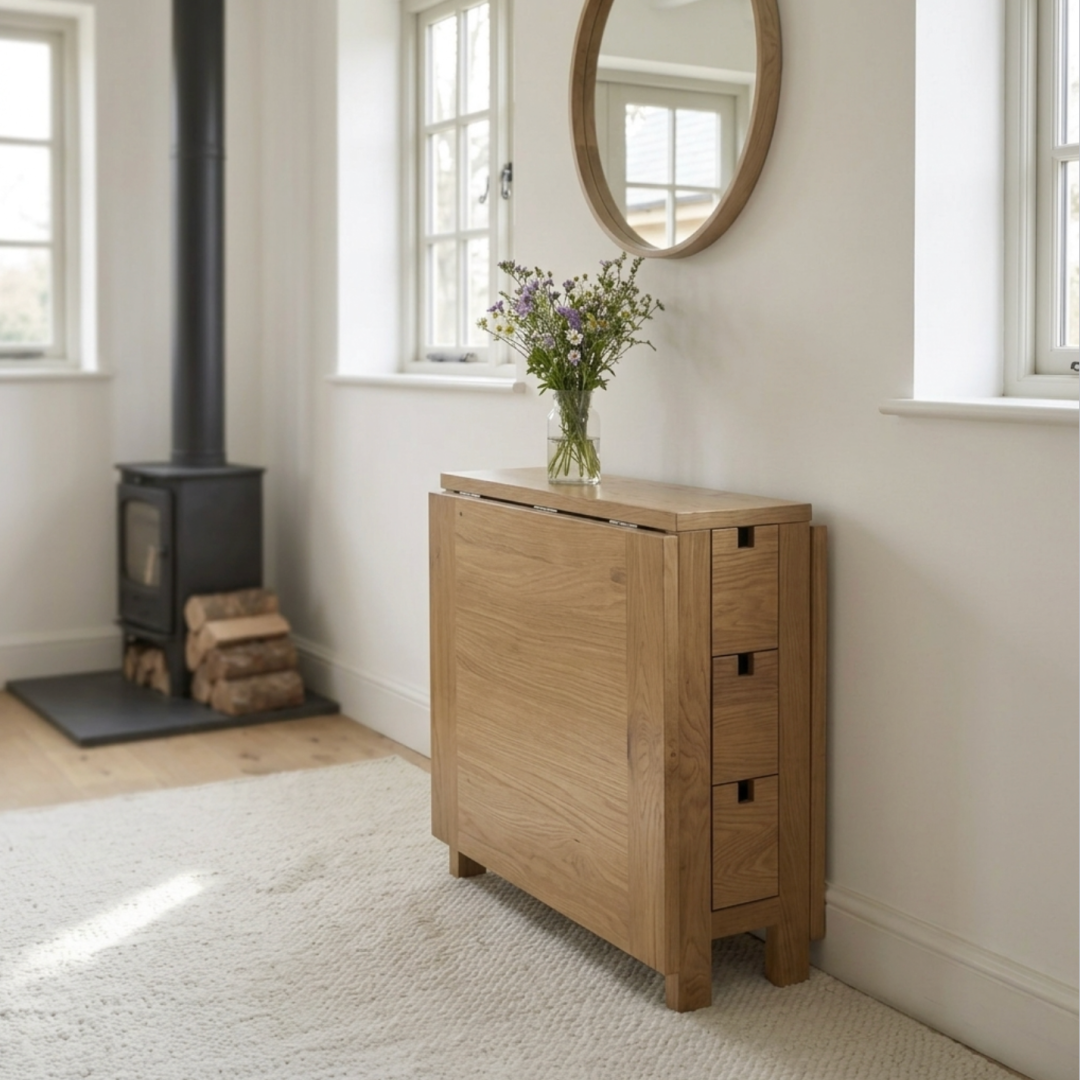 Hampshire Compact Gate leg Extending Dining Table !!best seller!!