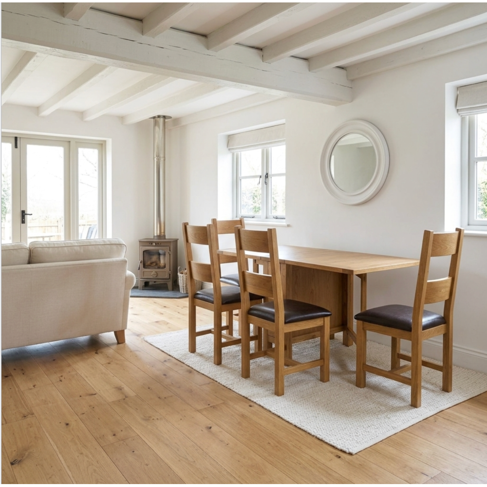 Hampshire Compact Gate leg Extending Dining Table !!best seller!!