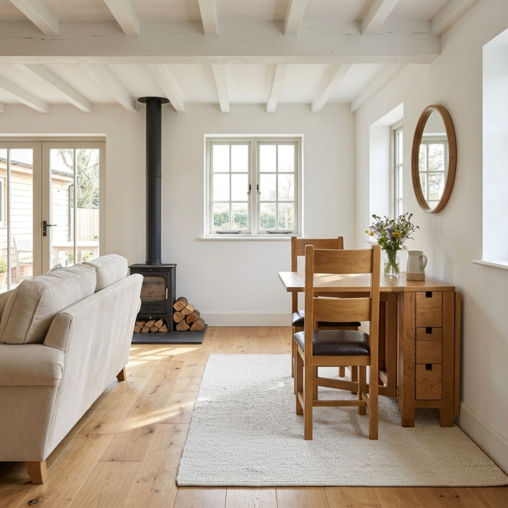Hampshire Compact Gate leg Extending Dining Table !!best seller!!