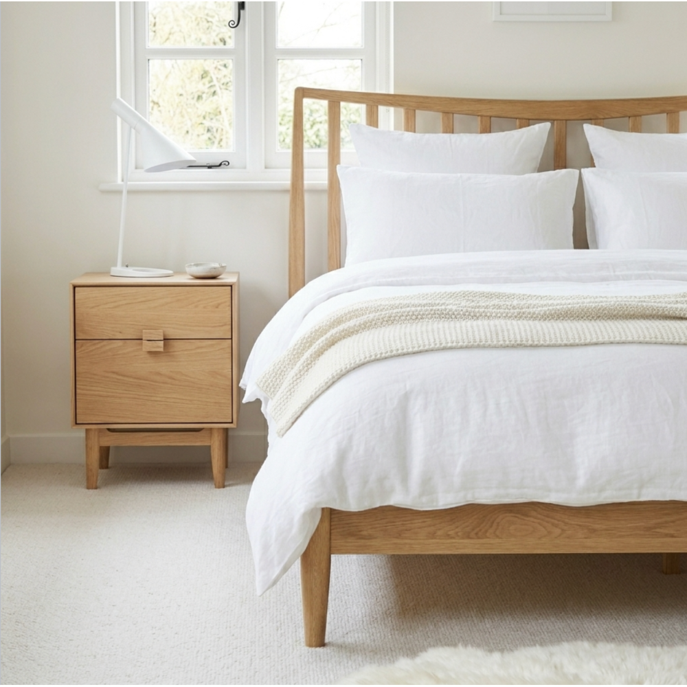 Larsen Oak bedstead