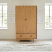 Larsen Double wardrobe with internal mirror