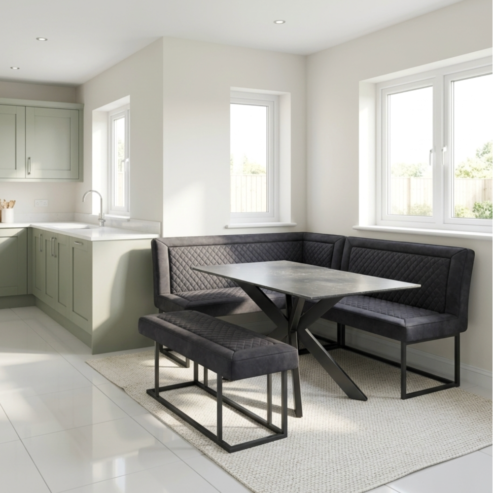 Apollo Corner Bench Set - Left Hand Facing (no table)