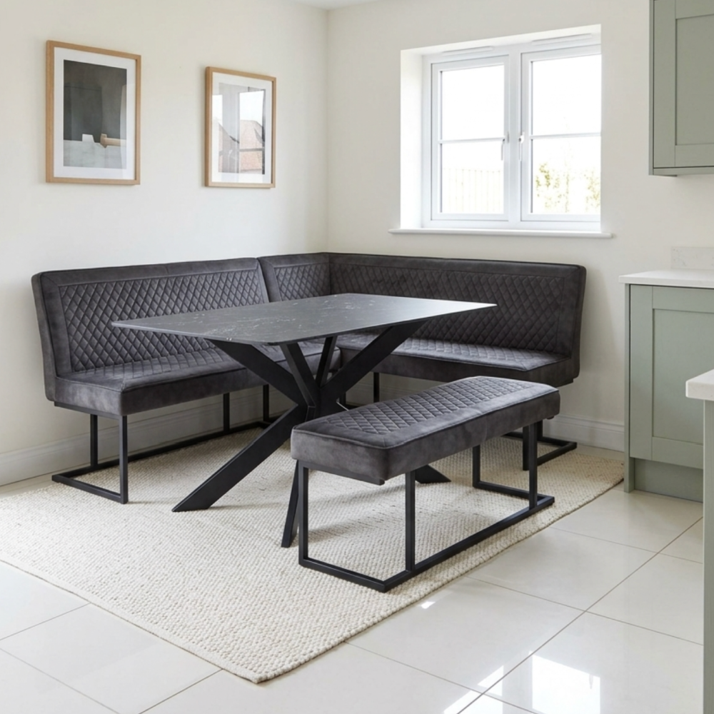 Apollo Corner Bench Set - Right Hand Facing with no Table