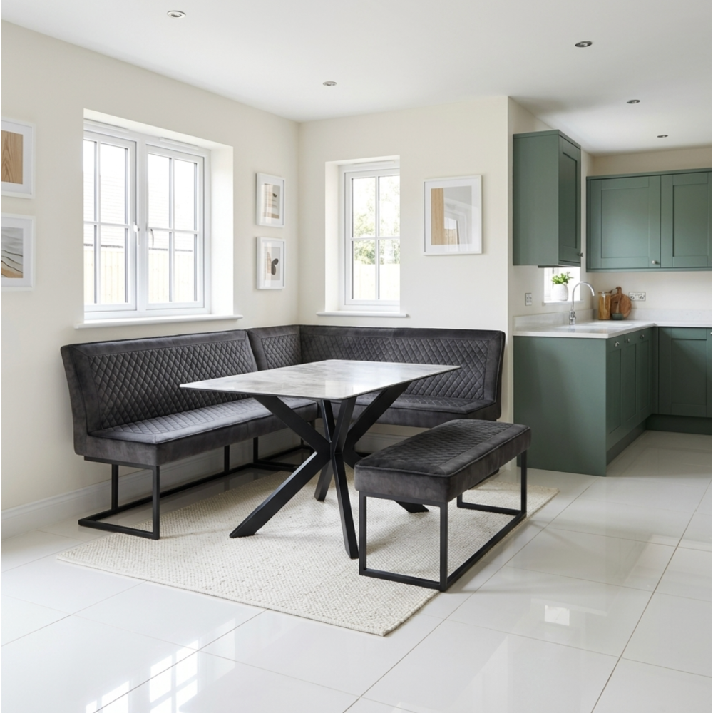 Apollo Corner Bench Set - Right Hand Facing with no Table