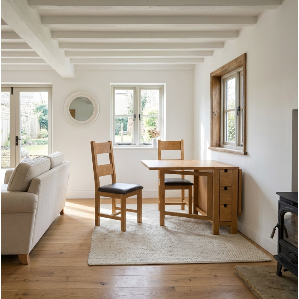 Hampshire Compact Gate leg Extending Dining Table !!best seller!!