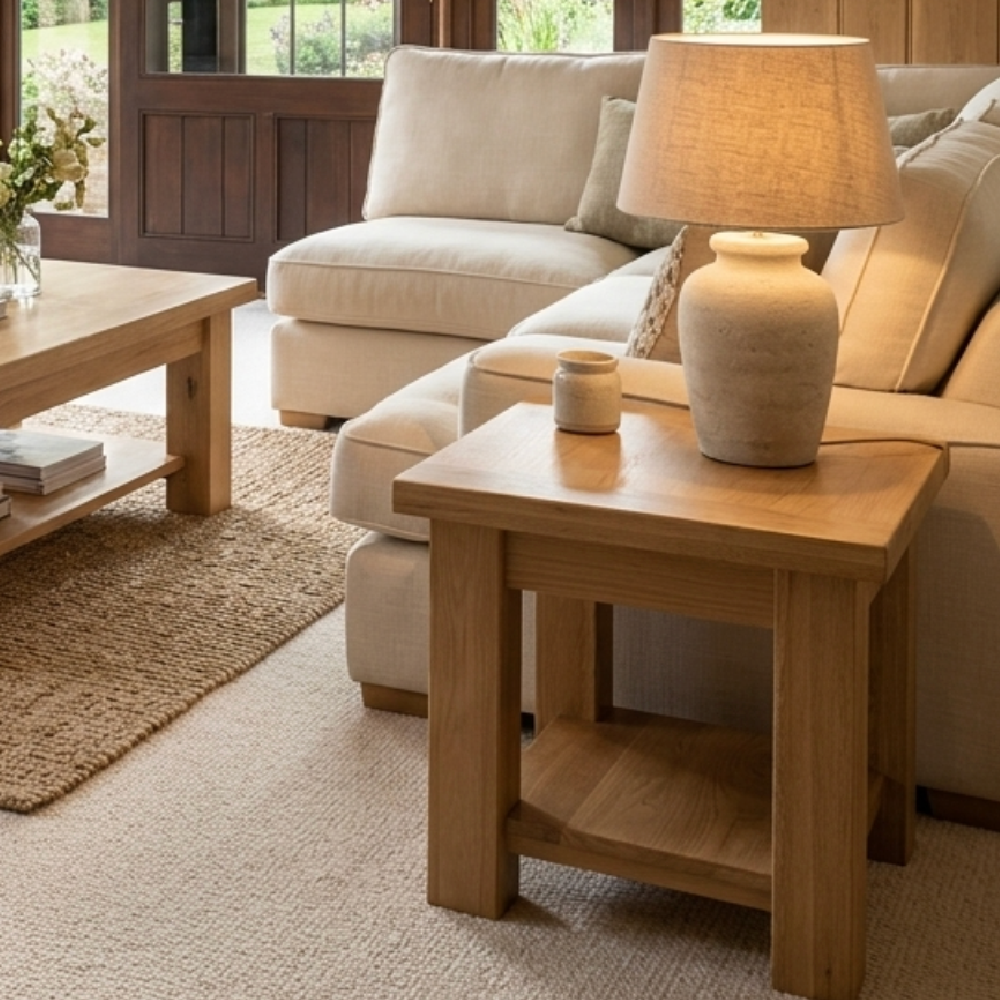Torino Solid Oak Small Coffee Table