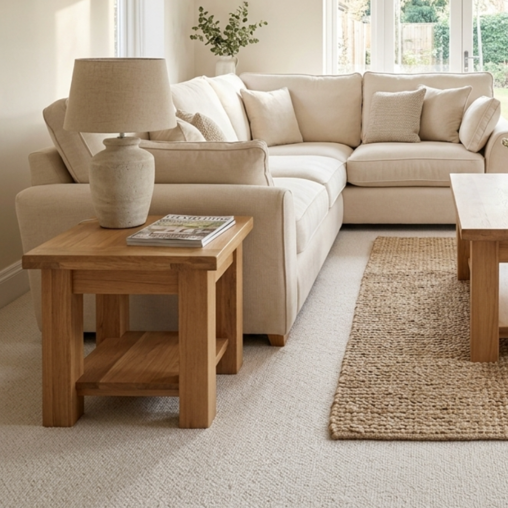Torino Solid Oak Small Coffee Table