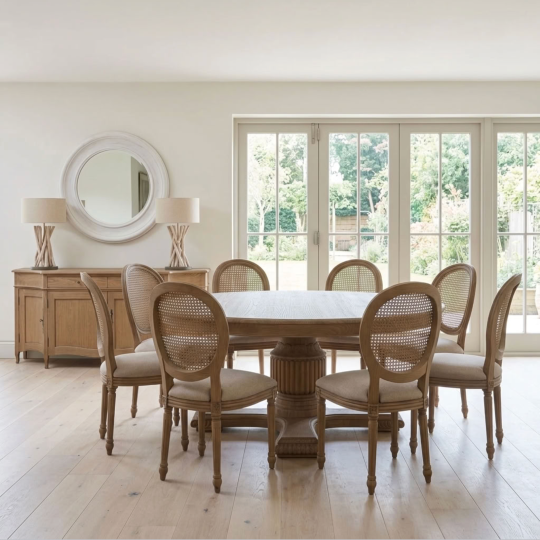 180cm Sofia Round Dining Table