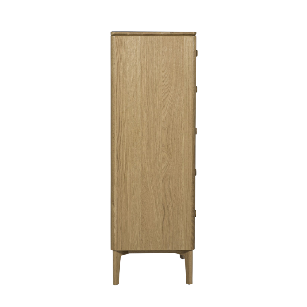 Hadley Tall 5 Drawer Chest of Drawers Natural