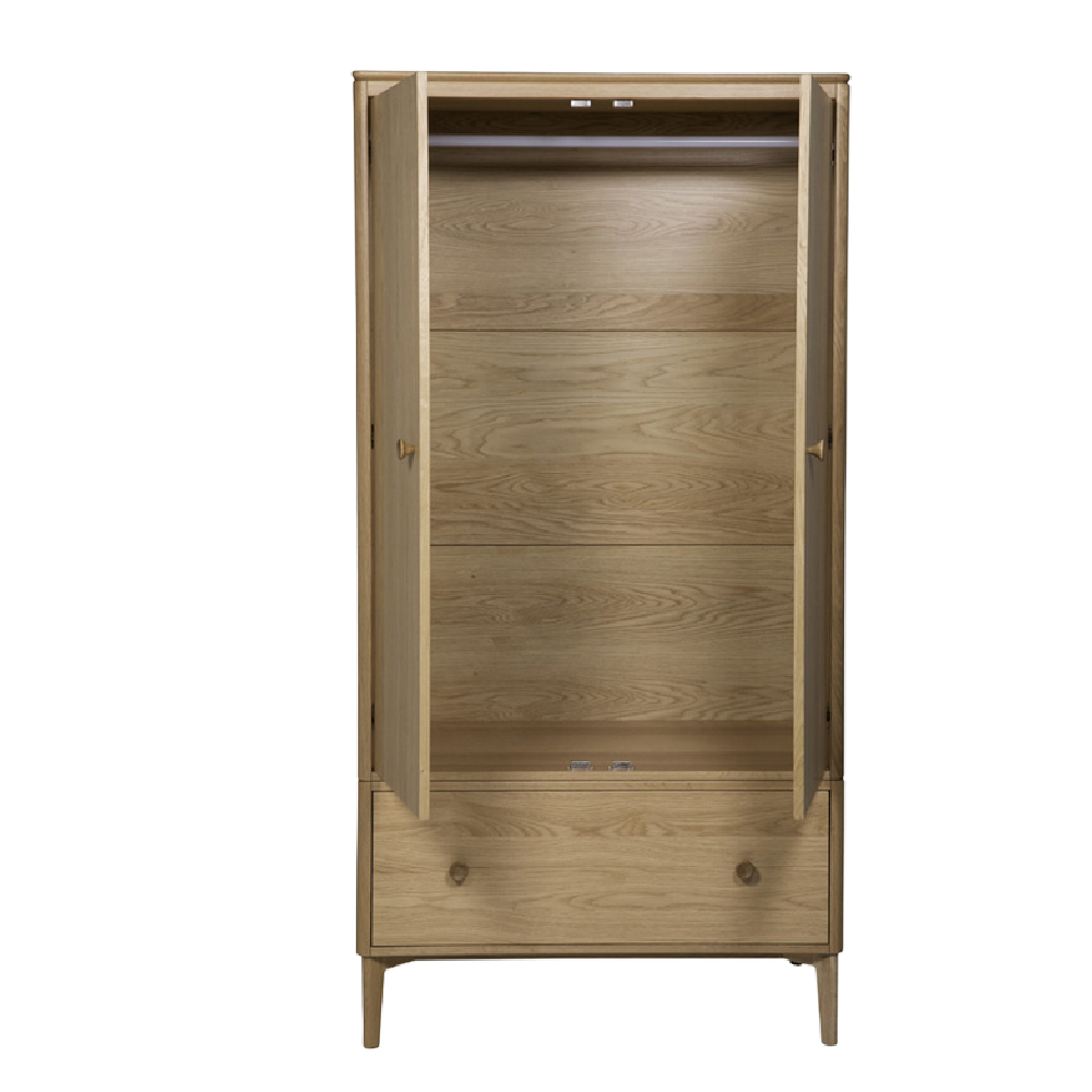 Hadley 2 Door Wardrobe Natural