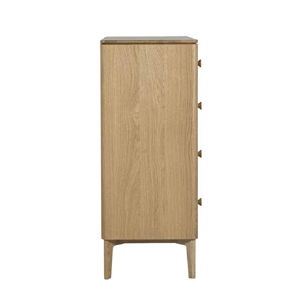 Hadley Medium 5 Drawer Chest of Drawers Natural