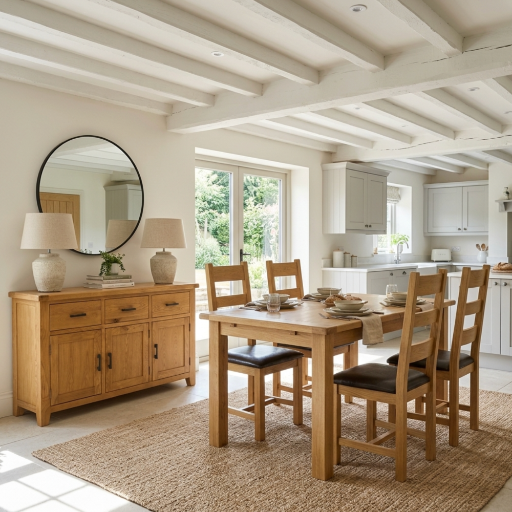 Hampshire Extending 120-165cm Dining Table