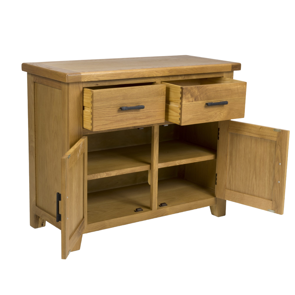 Hampshire Oak  2 Door Sideboard
